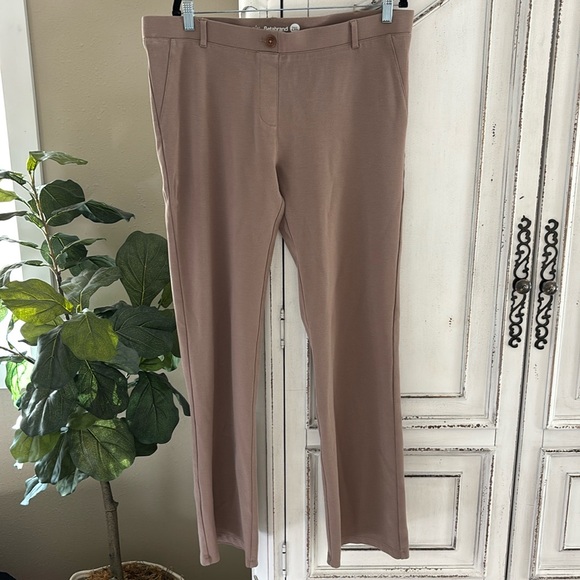 Betabrand Pants - Betabrand Womens Pants Tan Bootcut Pull On Stretch Tan size 2XL